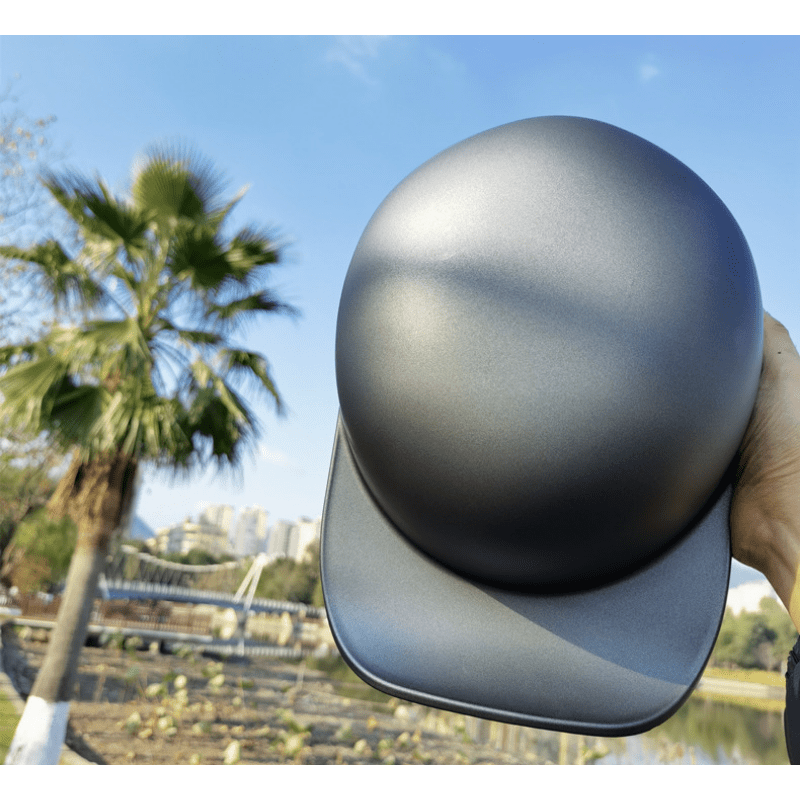 Vintage uslubidagi mototsikl kaskasi ABS materialidan yarm kaskasi erkaklar va ayollar uchun