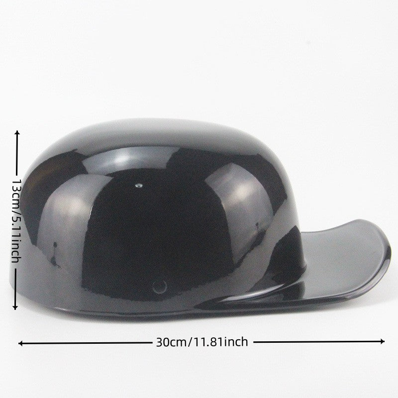 Vintage uslubidagi mototsikl kaskasi ABS materialidan yarm kaskasi erkaklar va ayollar uchun