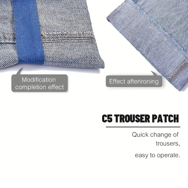 Leg Stickers Self Adhesive Hem Adjuster 99.06 Cm No-Cut Easy Fix