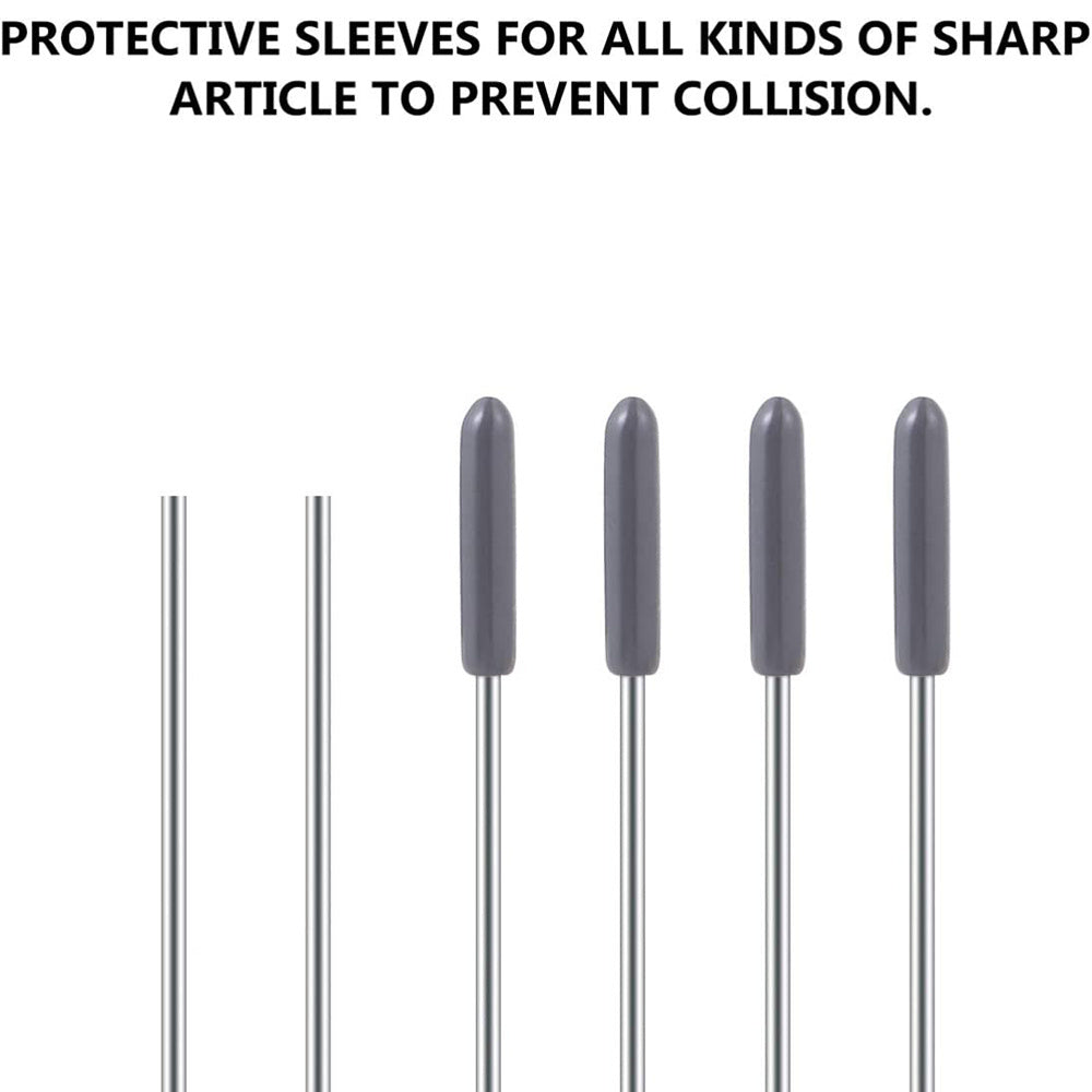 Cubiertas para estantes de lavavajillas, tapas redondas flexibles de 1.5/2.49cm para organizar cables