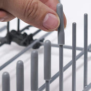 Cubiertas para estantes de lavavajillas, tapas redondas flexibles de 1.5/2.49cm para organizar cables