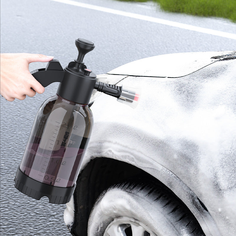 Handheld Foam Sprayer 2L Auto Detailing Garden Pressure Pump PP Material