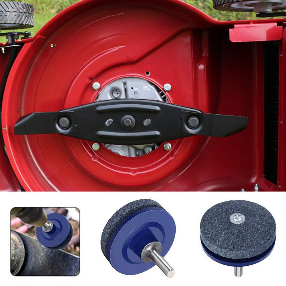 Universal Lawn Mower Blade Sharpener Grinding Rotary Drill Tool for Lawn Equipment