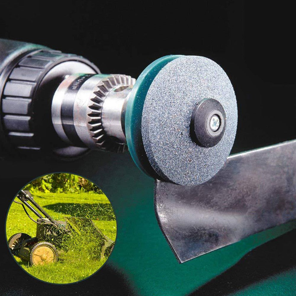 Universal Lawn Mower Blade Sharpener Grinding Rotary Drill Tool for Lawn Equipment