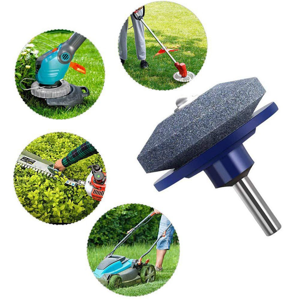 Universal Lawn Mower Blade Sharpener Grinding Rotary Drill Tool for Lawn Equipment
