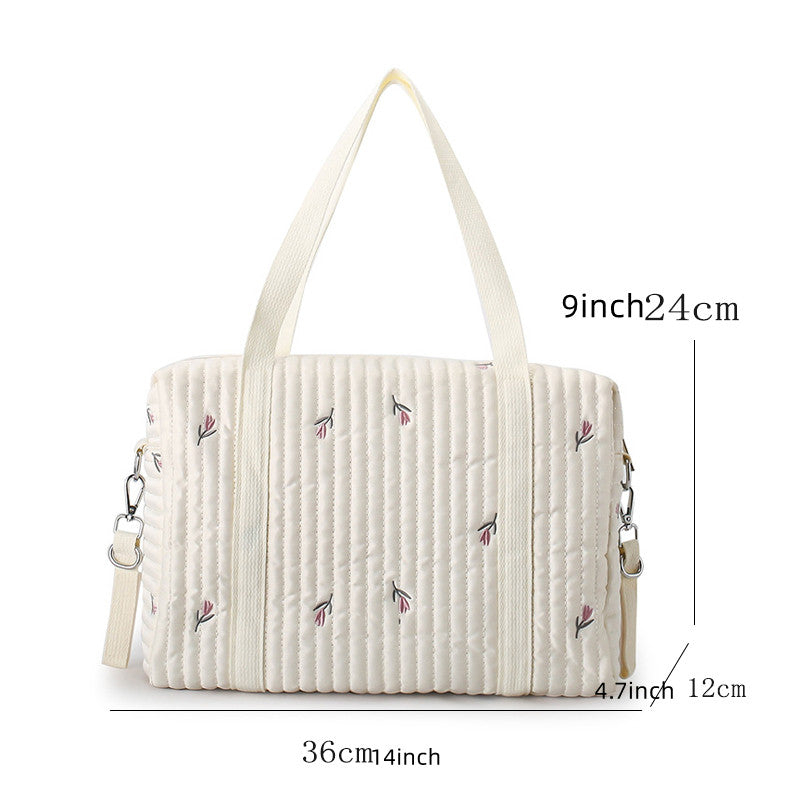 Maternity Shoulder Bag Korean Style Diaper Bag Large Capacity Portable Stroller Bag