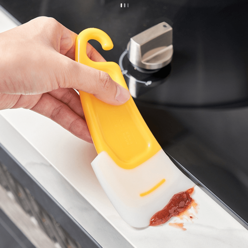 Silicone Kitchen Scraper Oil-Proof Non-Stick Flexible Cleaning Tool