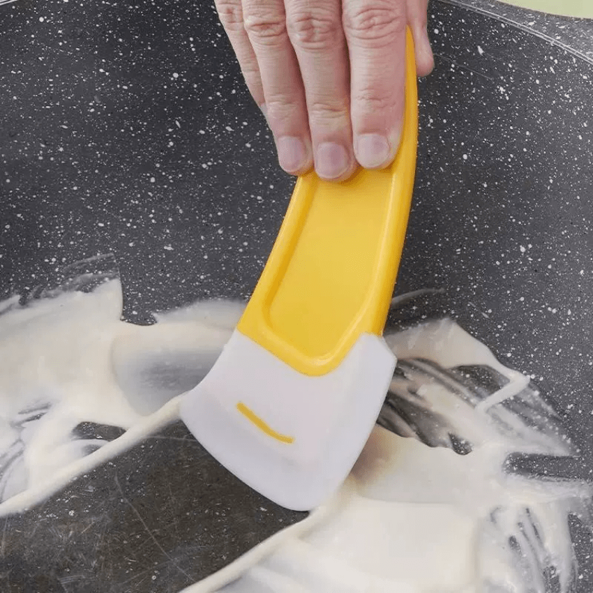 Silicone Kitchen Scraper Oil-Proof Non-Stick Flexible Cleaning Tool