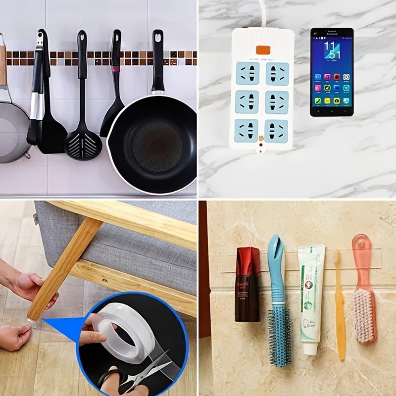 Double-Sided Transparent Nano Tape for Home and Office Use