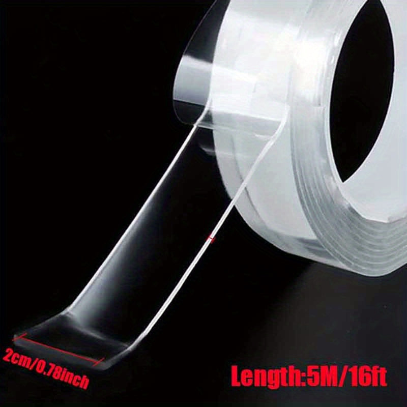 Double-Sided Transparent Nano Tape for Home and Office Use