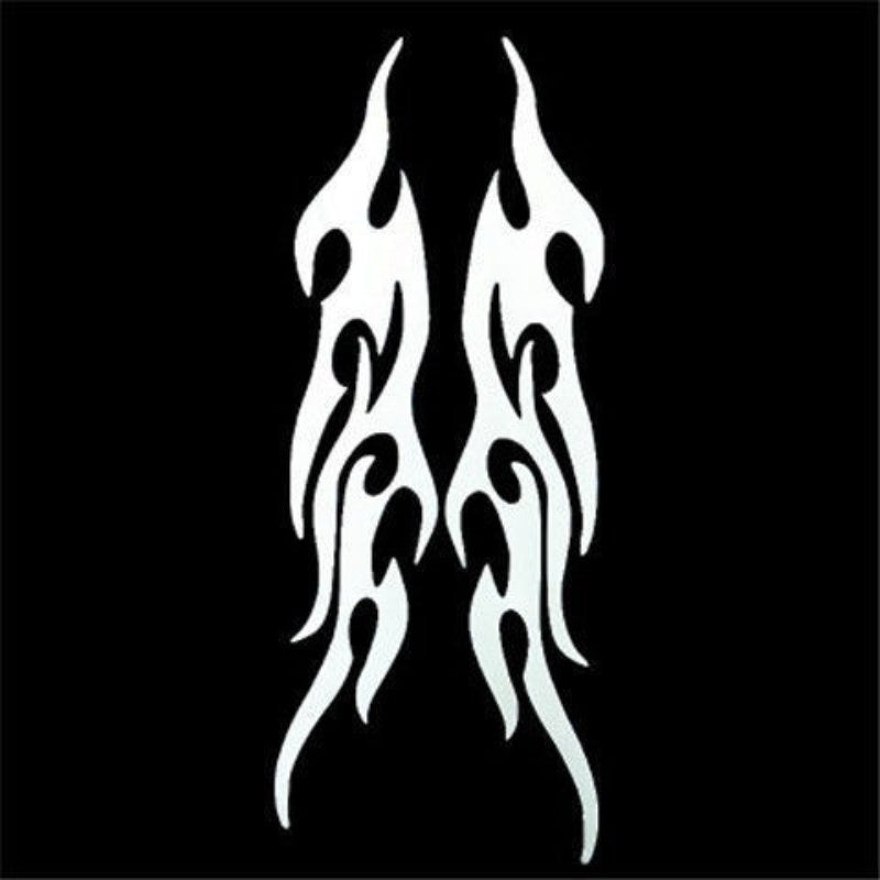 Pegatinas para coche Flame Car Stickers Bumper Hood Mirror Cover Scratch Decals para vehículos