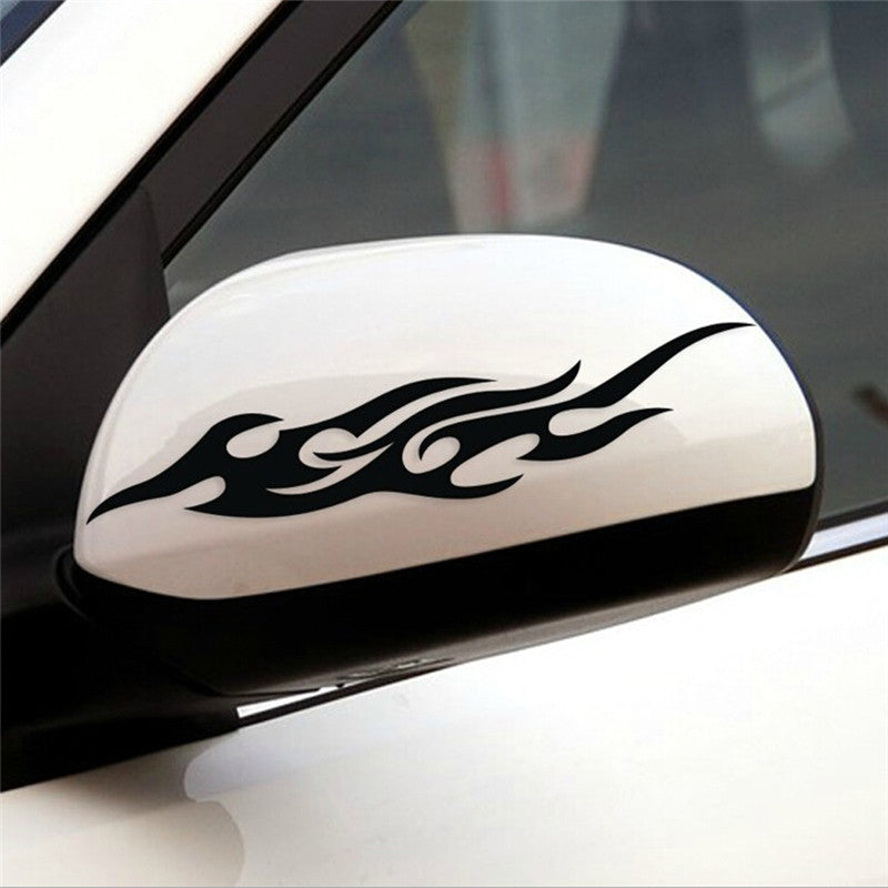 Pegatinas para coche Flame Car Stickers Bumper Hood Mirror Cover Scratch Decals para vehículos