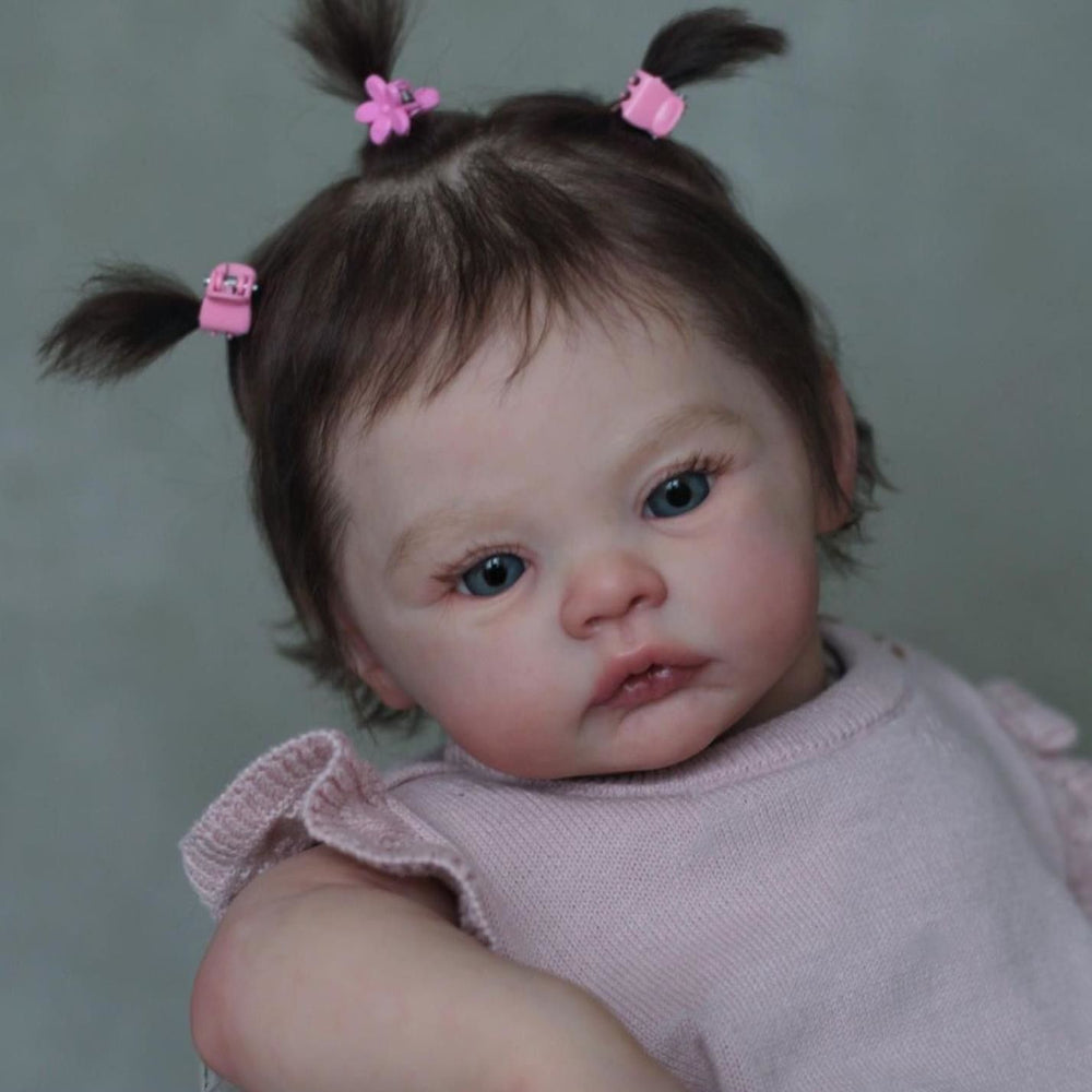 45cm Reborn Baby Doll with Vinyl Head and Limbs Cloth Body Fantasy Girl Toy for Kids