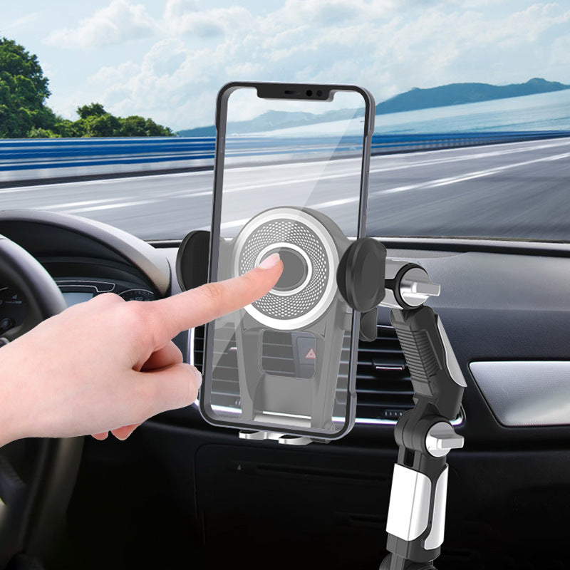Avtomobil stakan tutqich telefon uchun 360 daraja sozlanadigan qafas, smartfonlar uchun