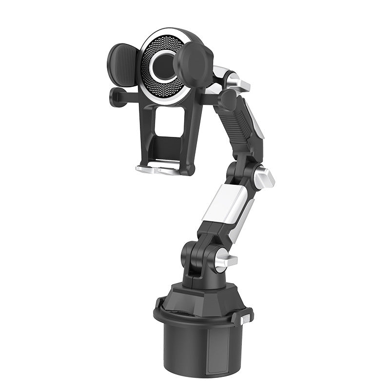 Avtomobil stakan tutqich telefon uchun 360 daraja sozlanadigan qafas, smartfonlar uchun