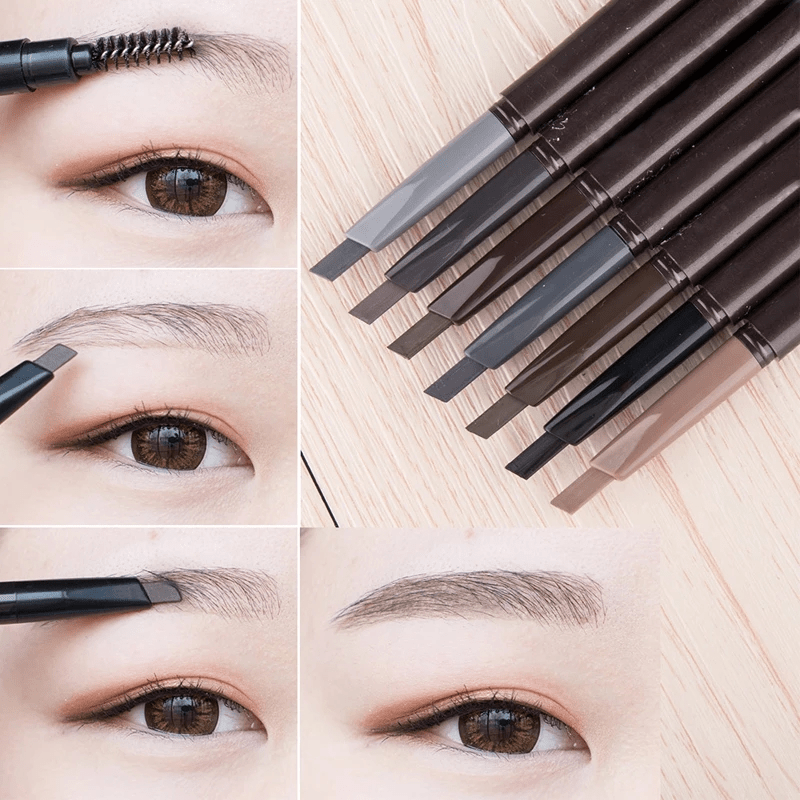 Women Eyebrow Tint Makeup Waterproof Long-Lasting Black Brown Eyebrow Pencil