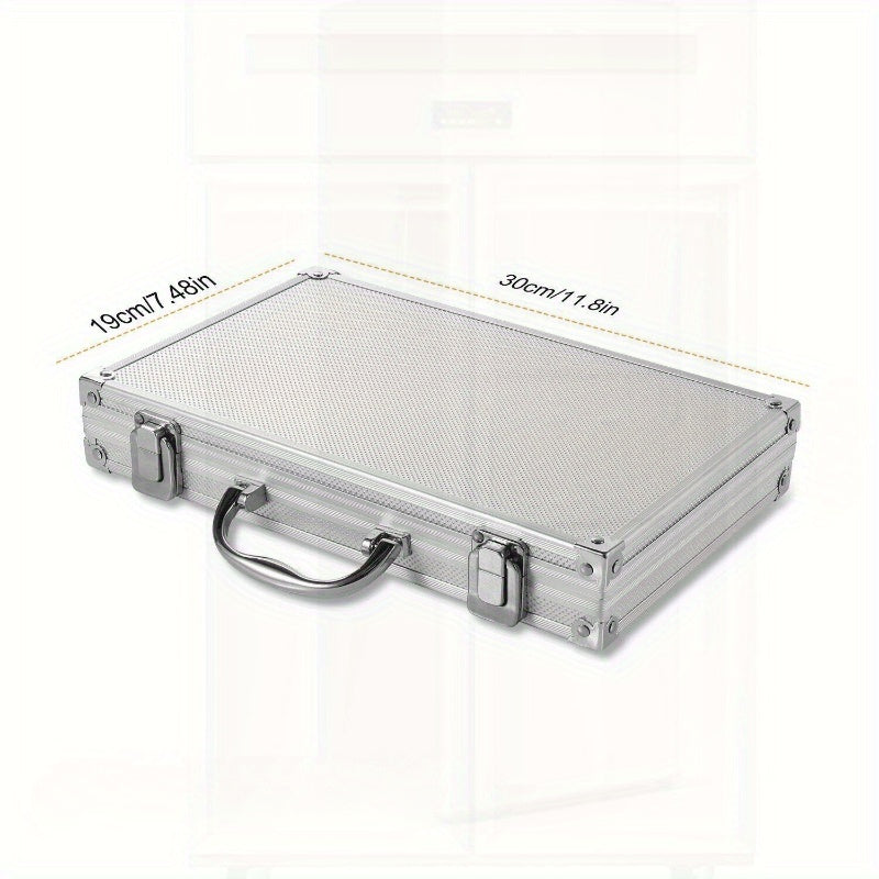 Kit de limpieza de armas de plástico duradero con estuche de aluminio, cepillos, alambre de cobre