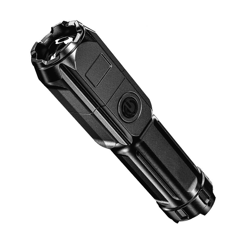 Portable Rechargeable Telescopic Flashlight with Zoom for Outdoor and Home Use