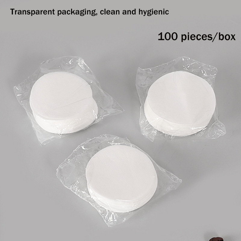 Filtros de papel para café 100 unidades para máquinas de espresso, cesta de 51/53/58mm