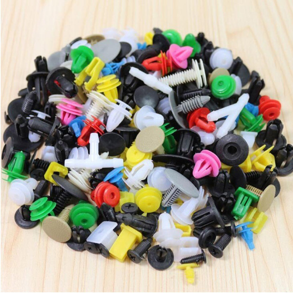 100/50 Pcs Car Clips Fastener Screws Bumper Interior Plastic Auto Replacement