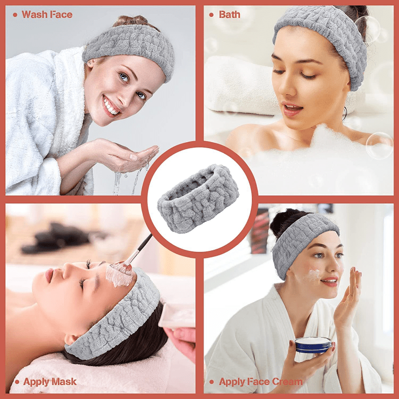 Ayollar ayollar uchun elastik, sirpanchiq bo'lmagan boshqop, makiyaj, yuzni yuvish, hammom, yoga, sport uchun