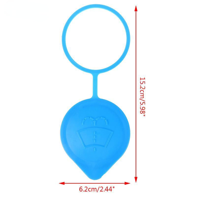 Universal Windshield Wiper Washer Fluid Reservoir Tank Cap Black