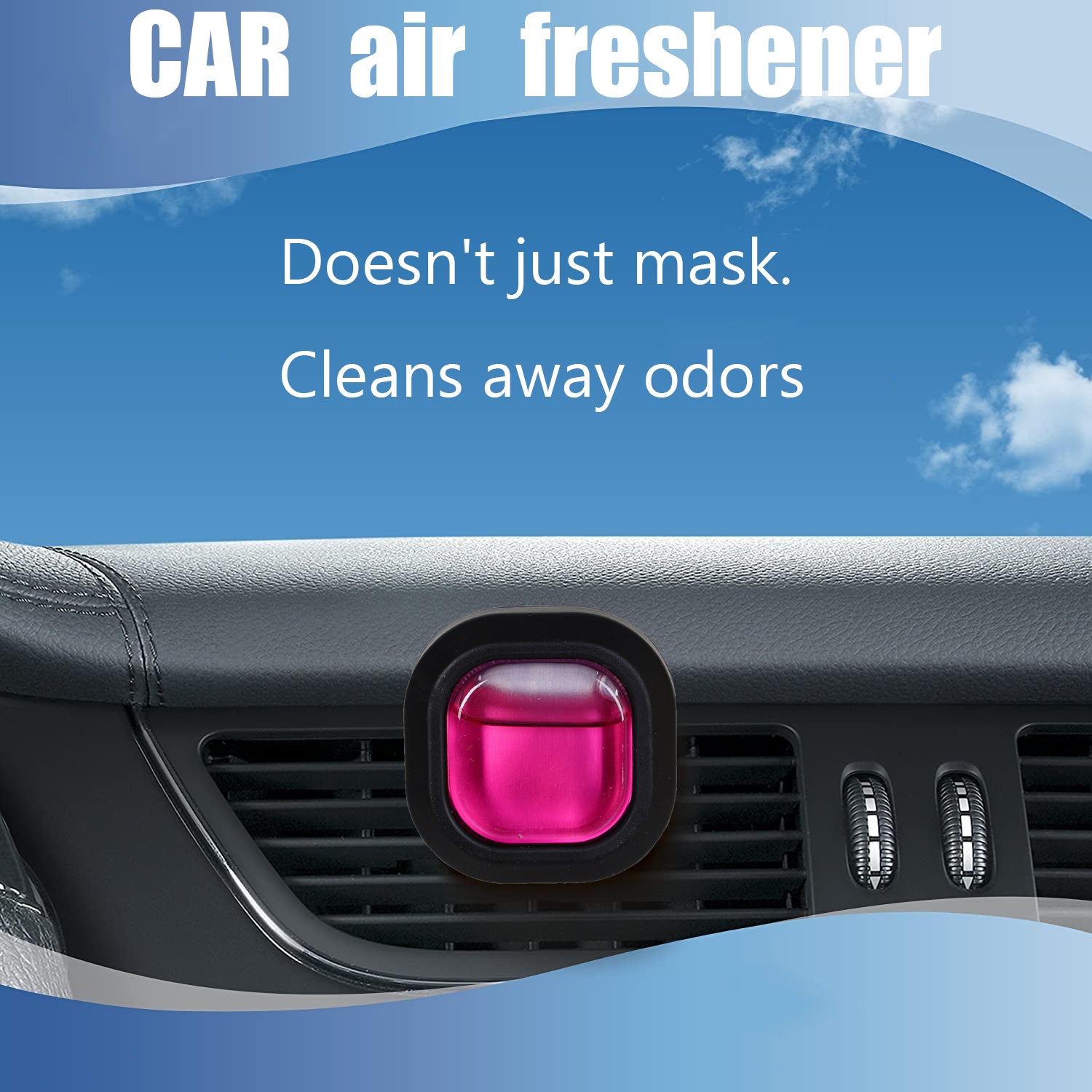 Avtomobil ichki hidi yo'qotuvchi vent klipi hidi tozalovchi 4ml Avtomobil havo tozalovchi