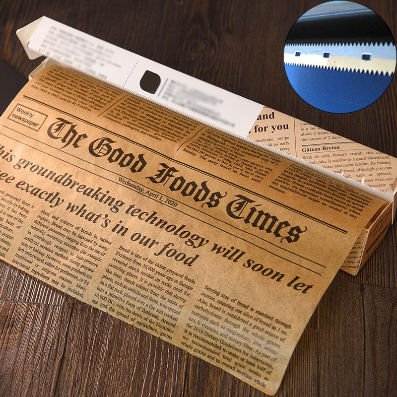 Printed Parchment Paper with Disposable Air Fryer Liners Non-Stick Waterproof Baking Sheets 29.97cm x 500.38cm