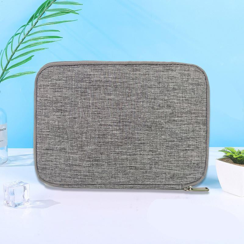 Polyester Watch Organizer Case for Apple Watch Straps Travel Storage with Adjustable Dividers