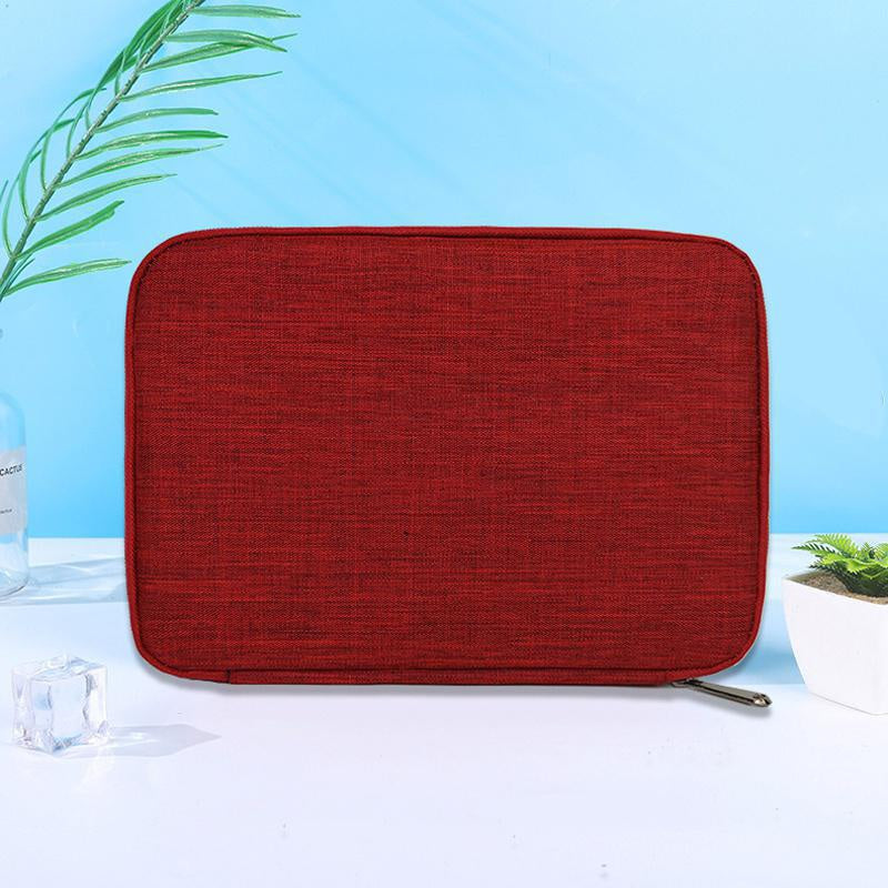 Polyester Watch Organizer Case for Apple Watch Straps Travel Storage with Adjustable Dividers