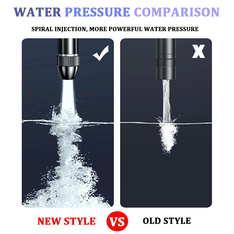 Universal yuqori bosimli suv quroli uchun shlang uchun avtomobilni tozalash bog'ni sug'orish