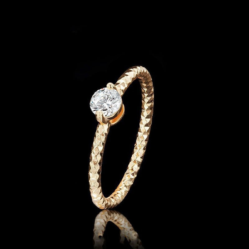 Обручальное кольцо из стерлингового серебра с моссанитом и дизайном «соты» с сертификатом