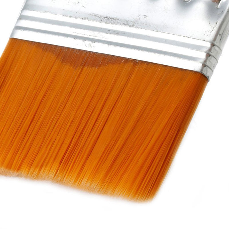 Set of 12 Nylon Oil Painting Brushes with Wooden Handles for Art and Craft