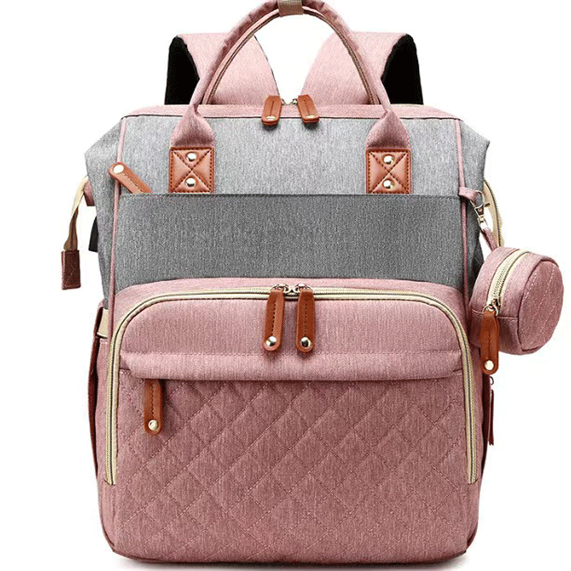 Diaper Bag for Moms with Multiple Compartments Portable Baby Storage Backpack for Milk Bottles Diapers and Essentials