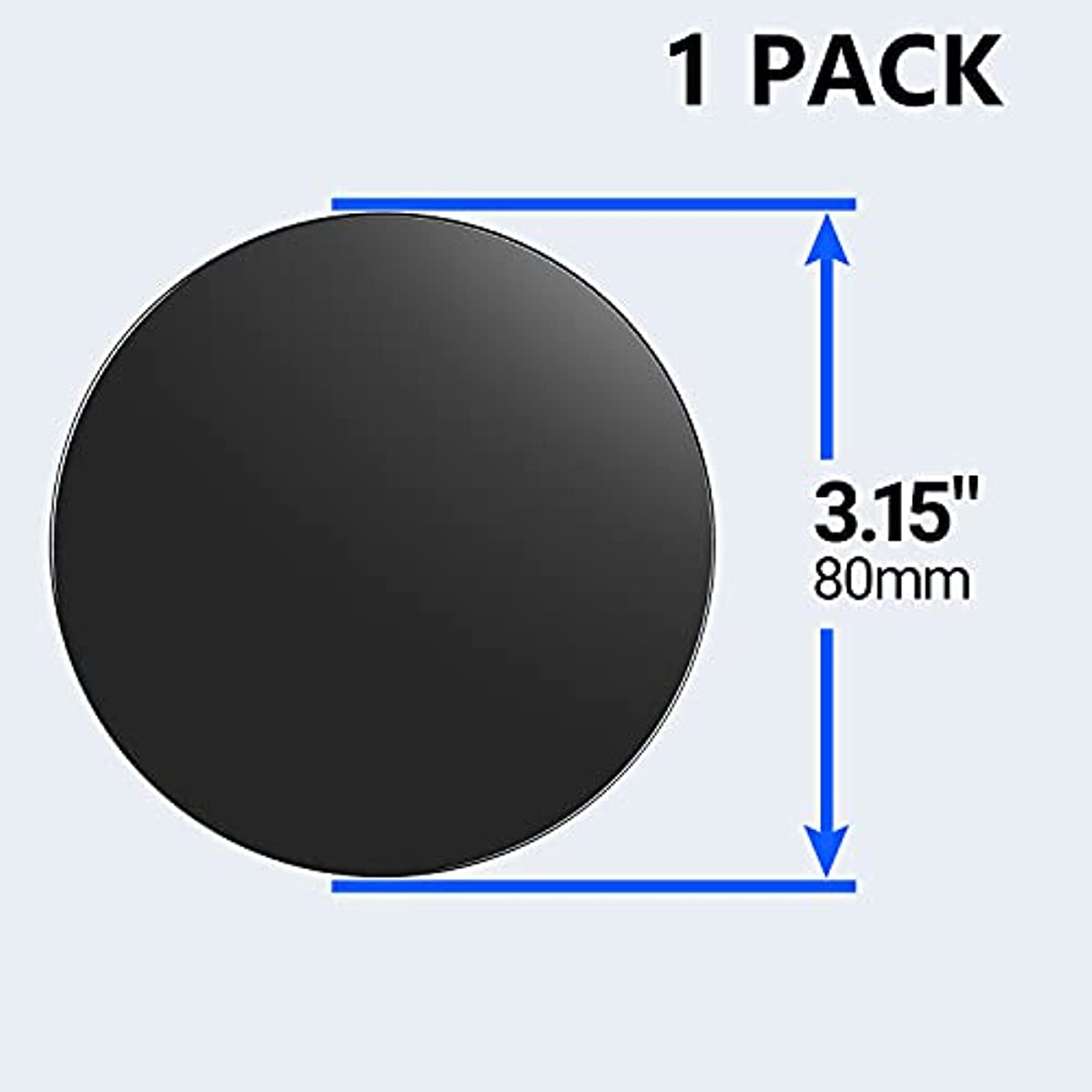 Adhesive Sticky Pad Mounting Disk 8cm Car Dashboard Suction Cup Holder