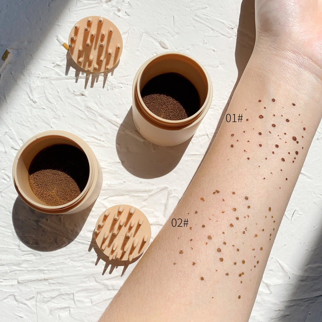 Mujer natural bolígrafo de pecas a prueba de agua puntos de maquillaje