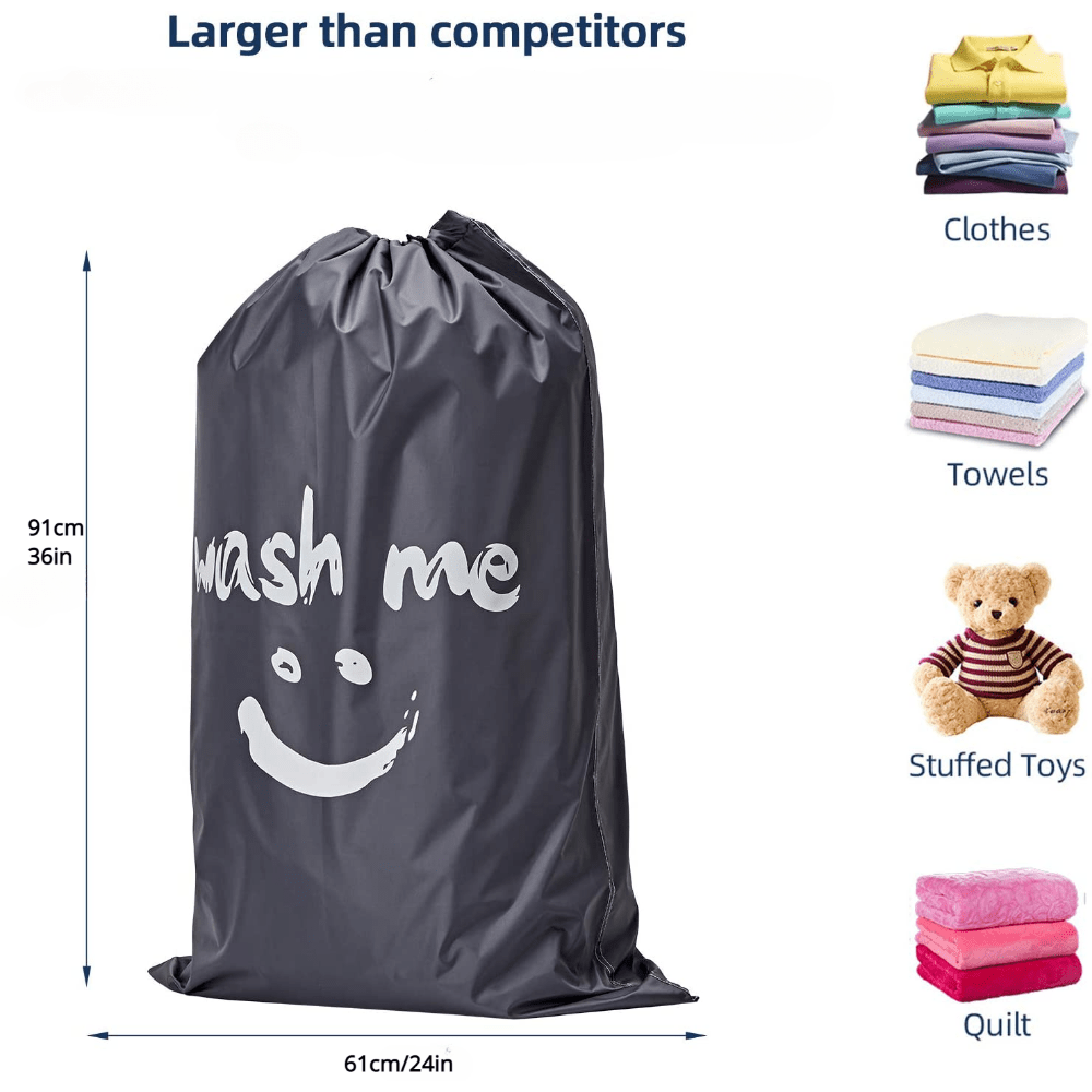 Large Laundry Bag for College Students Heavy Duty Rips Tears Washable Hamper Liner