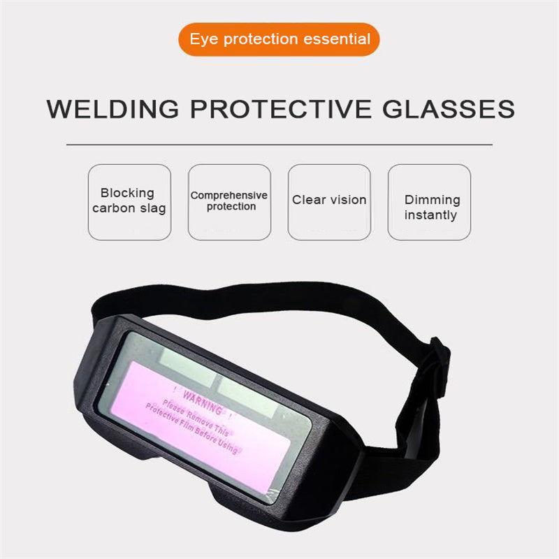 Auto Darkening Welding Helmet with Solar Power and Adjustable Shade