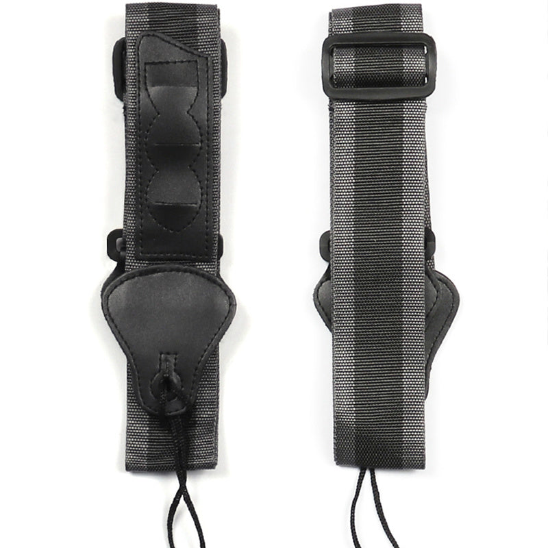 Adjustable Nylon Guitar Strap for Electric Acoustic Bass Guitars with Detachable Paddles