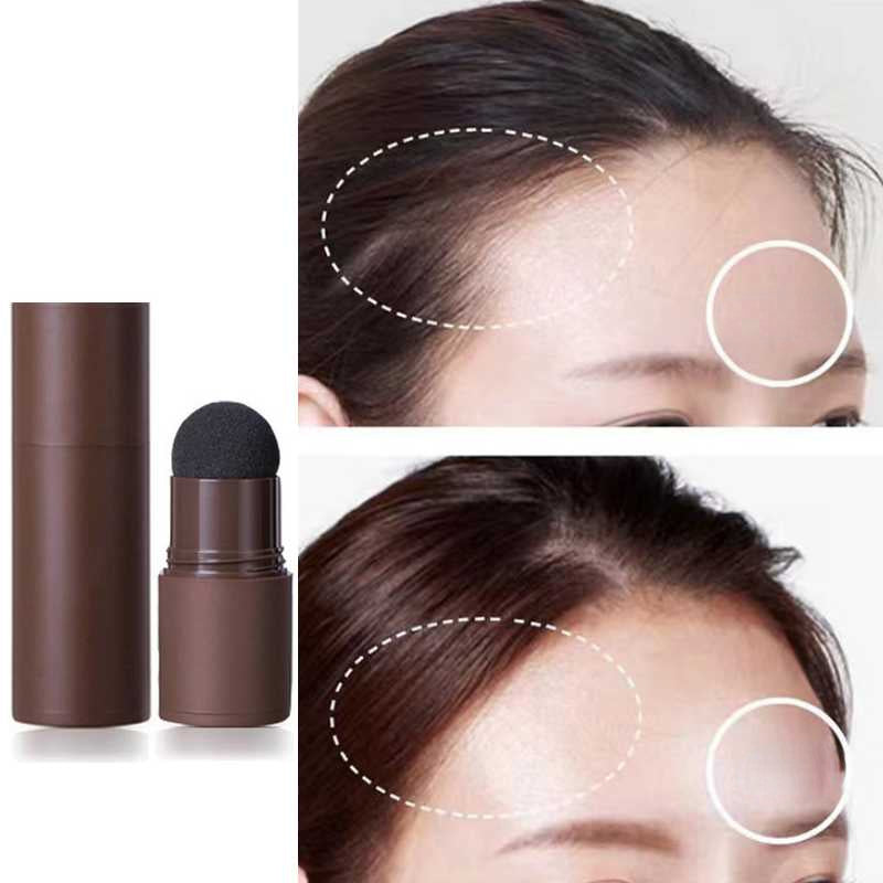 Women Waterproof Hairline Root Cover Up Natural Black Brown Eyebrow Powder