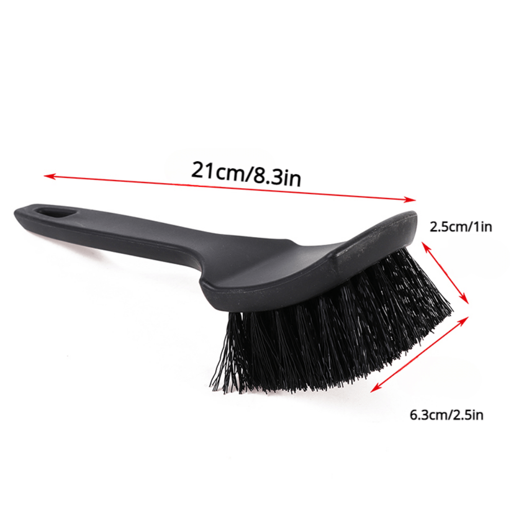 Car Tire Rim Brush Wheel Hub Cleaner Black White Car Washing Tool