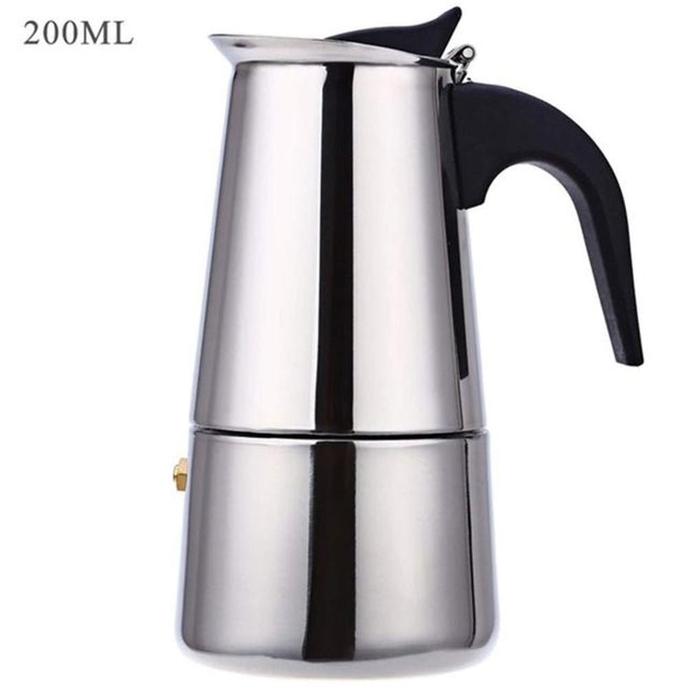 Stainless Steel Coffee Percolator Pot for Espresso Mocha Latte Stove Top