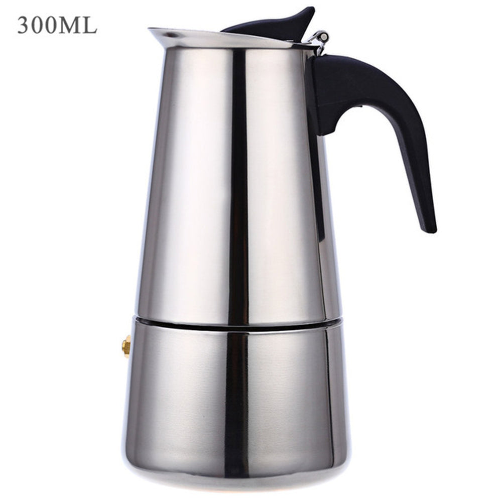 Stainless Steel Coffee Percolator Pot for Espresso Mocha Latte Stove Top