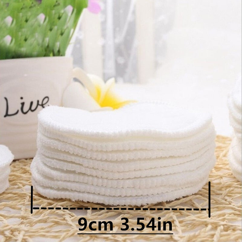 Leak-Proof Washable Nursing Pads for Breastfeeding Ultra Soft Reusable 10cm Pack of 6 or 12