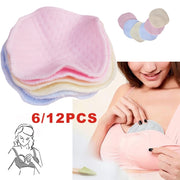 Leak-Proof Washable Nursing Pads for Breastfeeding Ultra Soft Reusable 10cm Pack of 6 or 12