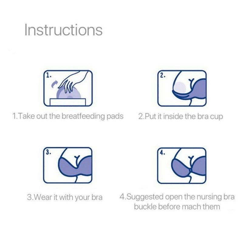 Leak-Proof Washable Nursing Pads for Breastfeeding Ultra Soft Reusable 10cm Pack of 6 or 12