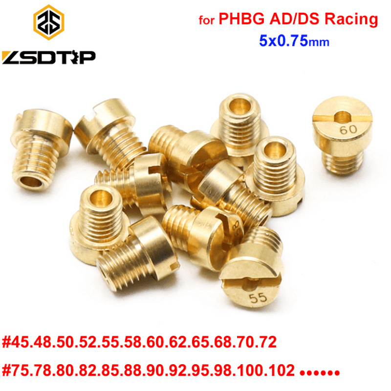 12pcs M5 Thread Carburetor Jets for SHA PHBG Performance Replacement