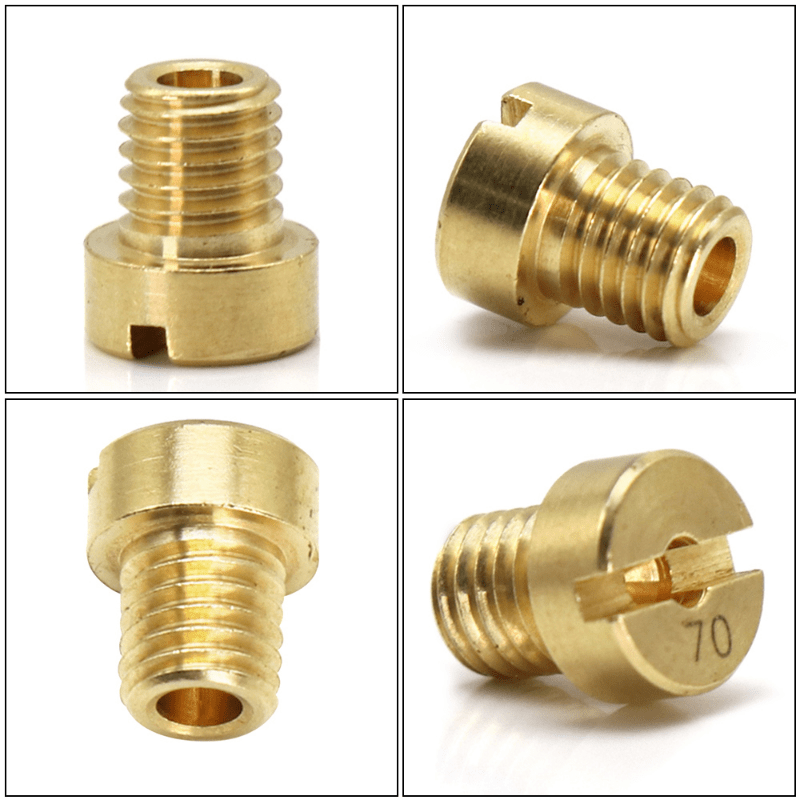 12pcs M5 Thread Carburetor Jets for SHA PHBG Performance Replacement