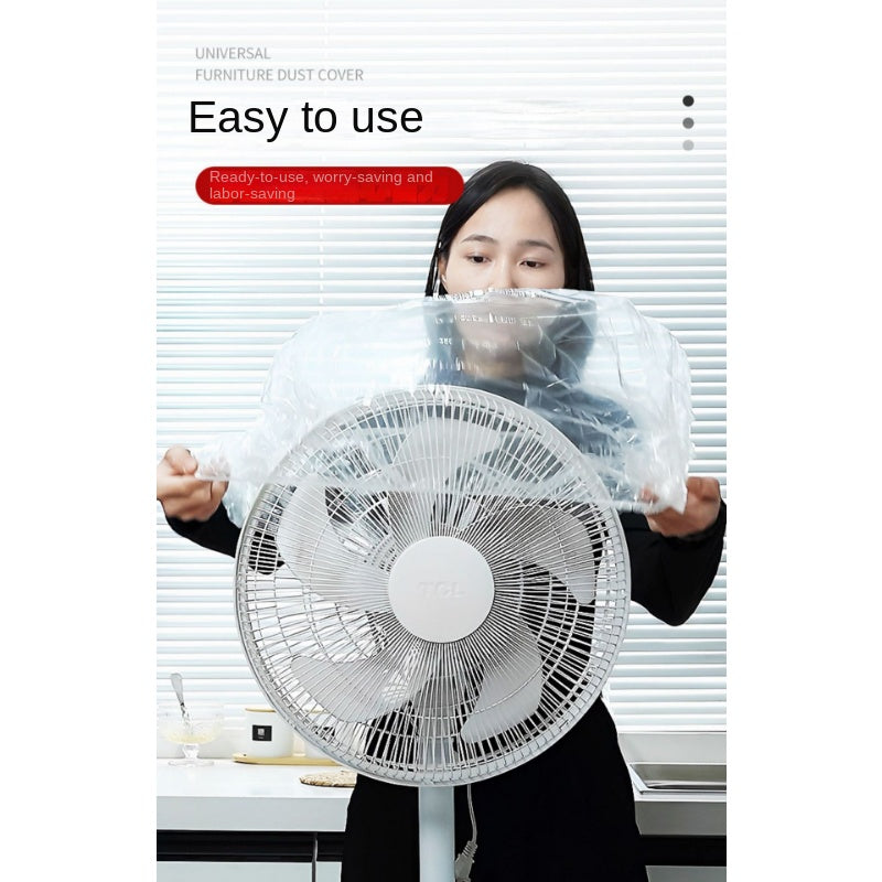 Large Transparent Dust Cover for Appliances Microwave Fan Rice Cooker