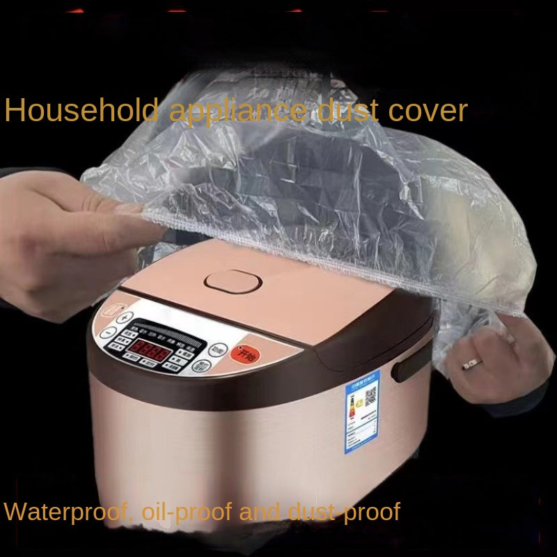 Large Transparent Dust Cover for Appliances Microwave Fan Rice Cooker
